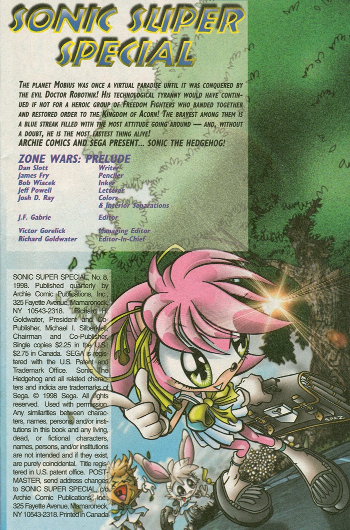 Sonic - Archie Adventure Series (Special) 1998e  Page 01
